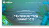Canterbury Tech splash page, Christchurch NZ Sept 5
