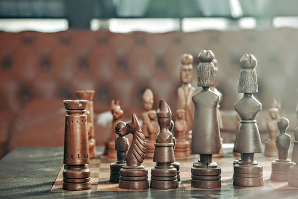 chessboard with chesspieces